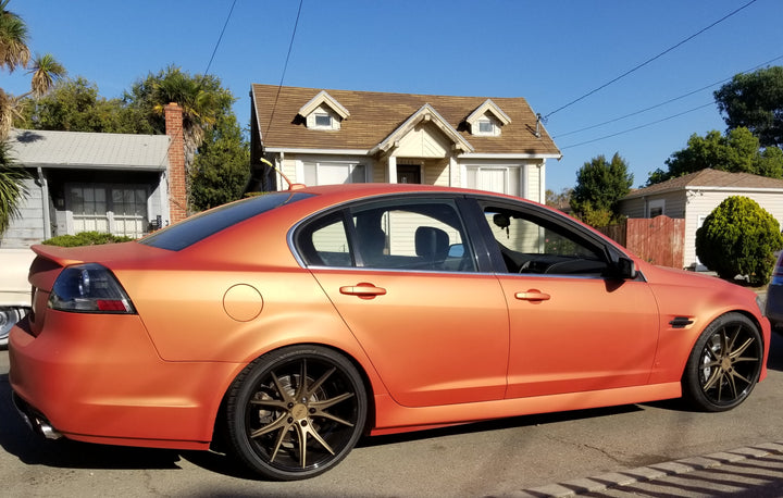 Magma Orange Peelable Car Kit on a customer car