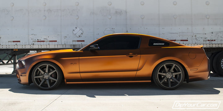 Burnt Copper Peelable Car Kit on a customer car