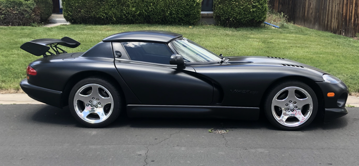 Shadow Black Peelable Car Kit on a customer car