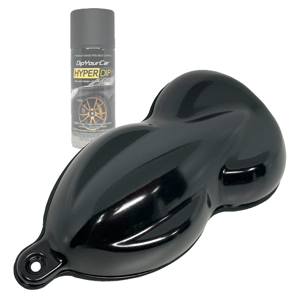 Black metallic shop paint
