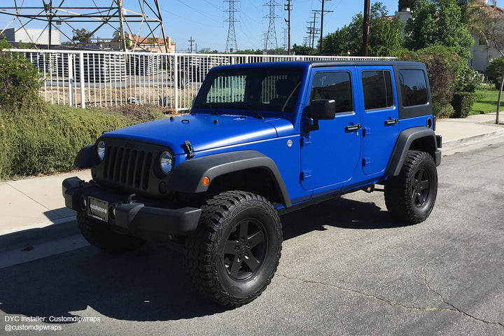 Flex Blue Peelable Car Kit on a customer car