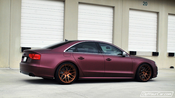 Nebula Red Peelable Car Kit on a customer car