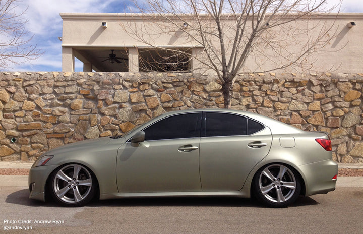 Raw Titanium Peelable Car Kit on a customer car
